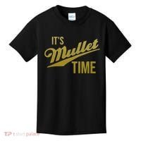 It's Mullet Time, Funny Redneck Mullet Kids T-Shirt thumb 0
