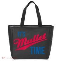 It's Mullet Time, Funny Redneck Mullet Tote Bag thumb 0