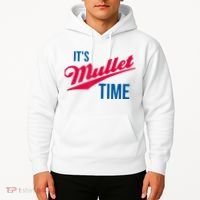 It's Mullet Time, Funny Redneck Mullet Hoodie thumb 2