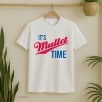 It's Mullet Time, Funny Redneck Mullet T-Shirt thumb 2