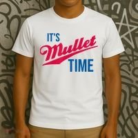It's Mullet Time, Funny Redneck Mullet T-Shirt thumb 3