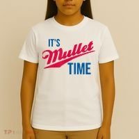It's Mullet Time, Funny Redneck Mullet T-Shirt thumb 4