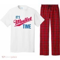 It's Mullet Time, Funny Redneck Mullet Pajama Set thumb 0