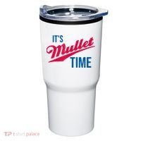 It's Mullet Time, Funny Redneck Mullet Tumbler thumb 0