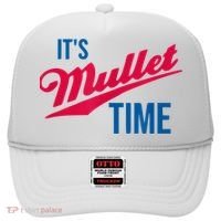 It's Mullet Time, Funny Redneck Mullet Hat thumb 0
