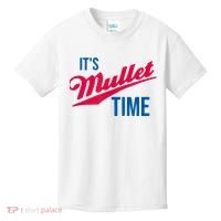 It's Mullet Time, Funny Redneck Mullet Kids T-Shirt thumb 0