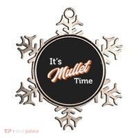 It's Mullet Time, Funny Redneck Mullet Ornament thumb 0