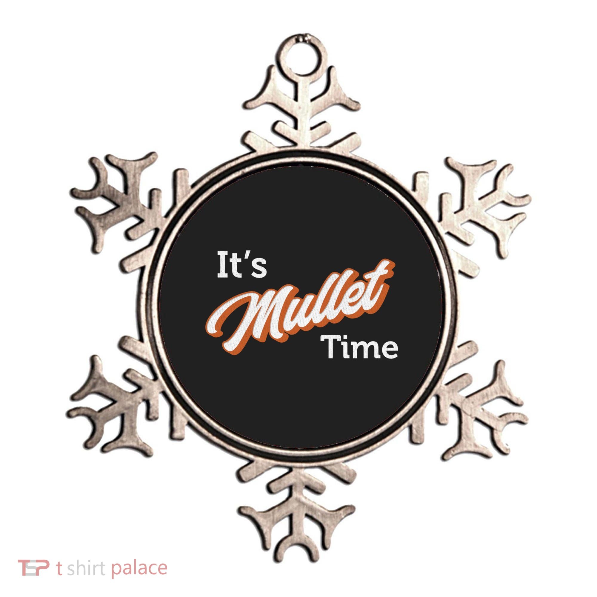 It's Mullet Time, Funny Redneck Mullet Ornament