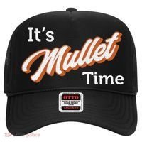 It's Mullet Time, Funny Redneck Mullet Hat thumb 0