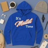 It's Mullet Time, Funny Redneck Mullet Hoodie thumb 3