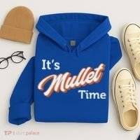 It's Mullet Time, Funny Redneck Mullet Hoodie thumb 4