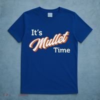 It's Mullet Time, Funny Redneck Mullet T-Shirt thumb 5