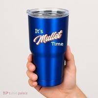 It's Mullet Time, Funny Redneck Mullet Tumbler thumb 2
