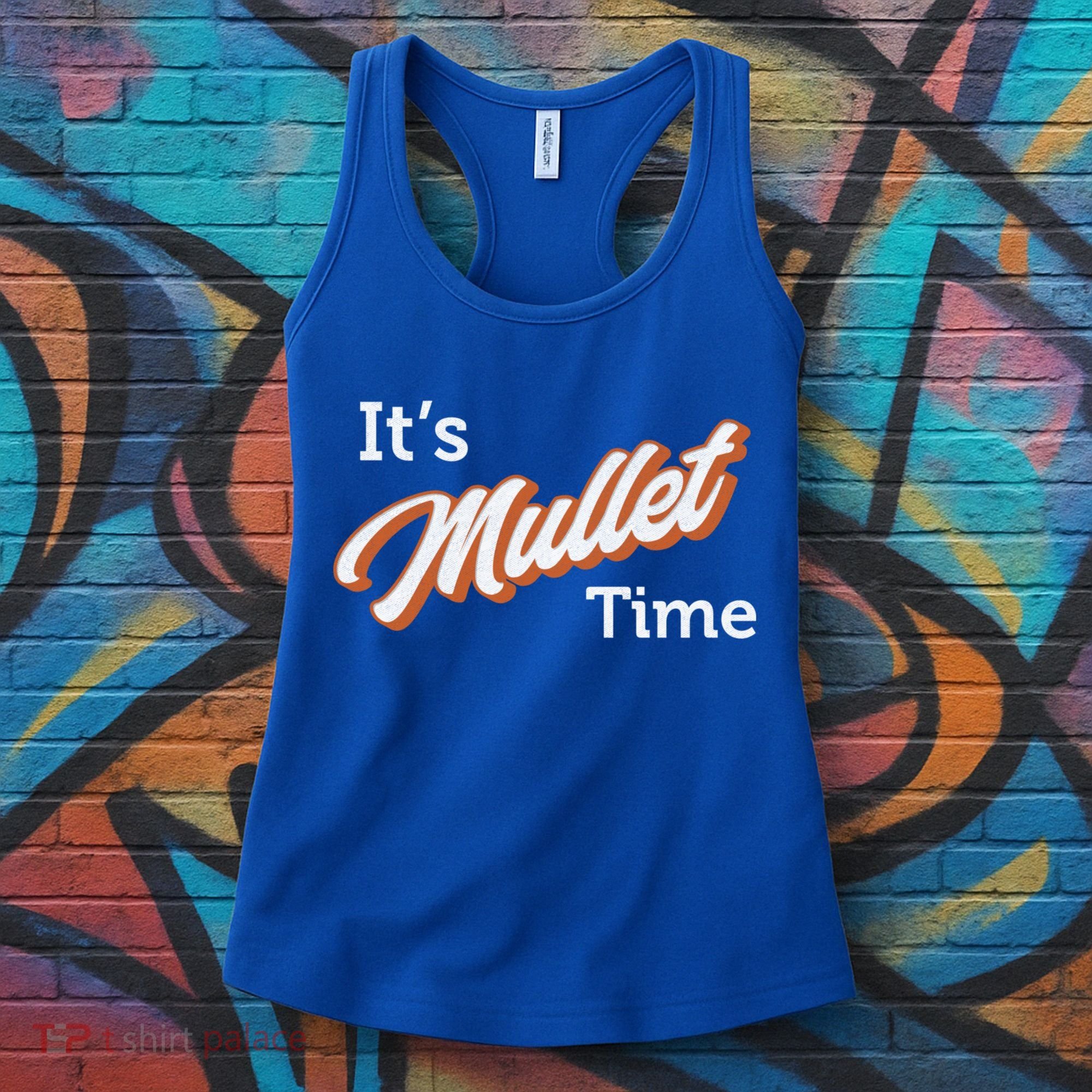 It's Mullet Time, Funny Redneck Mullet Women's Tank Top