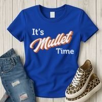 It's Mullet Time, Funny Redneck Mullet Women's T-Shirt thumb 3