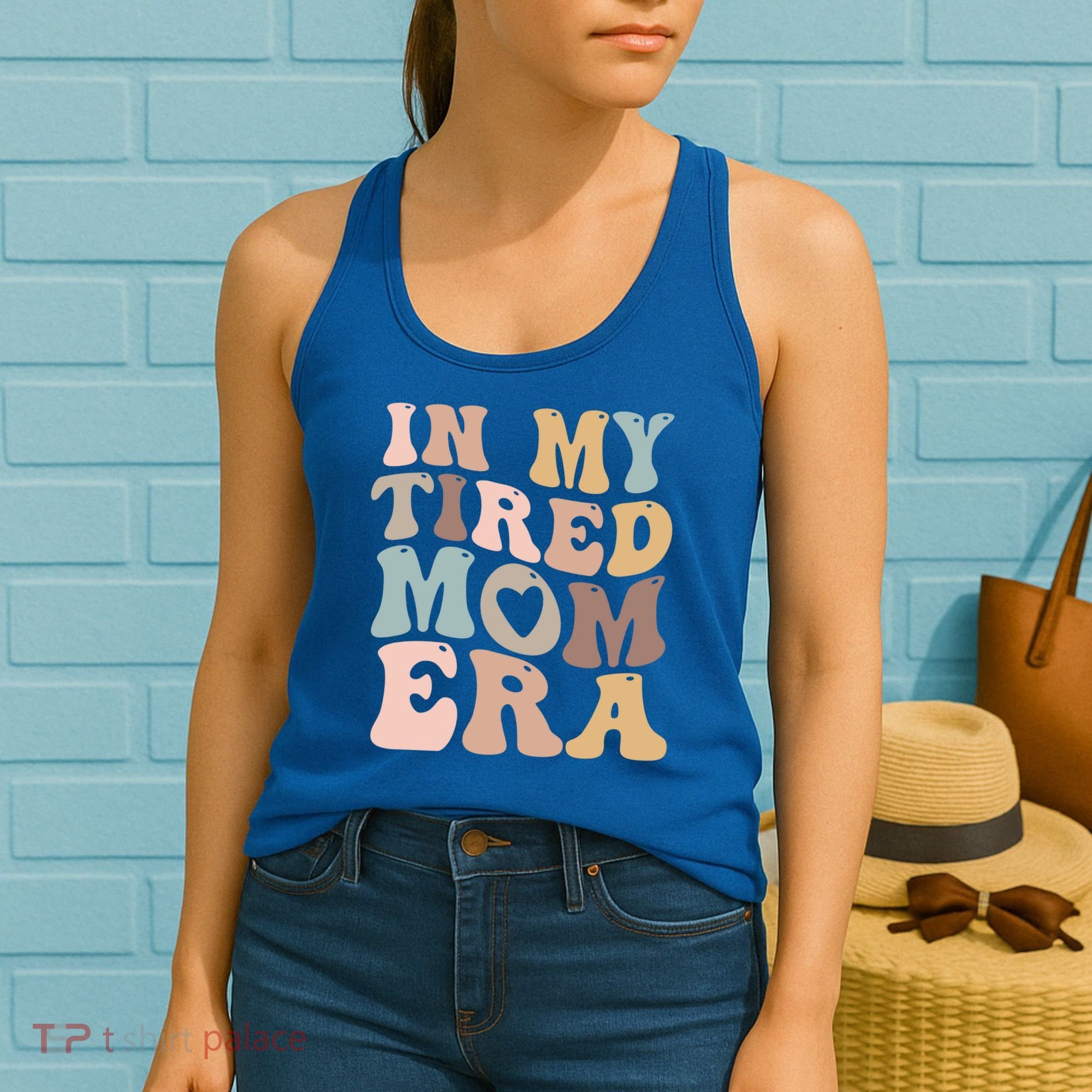 In My Tired Mom Era For Mamas Gift Women's Tank Top