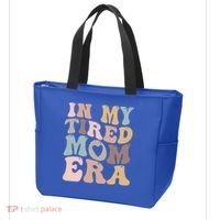 In My Tired Mom Era For Mamas Gift Tote Bag thumb 3