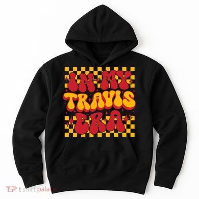 In My Travis Era Retro Groovy Hoodie