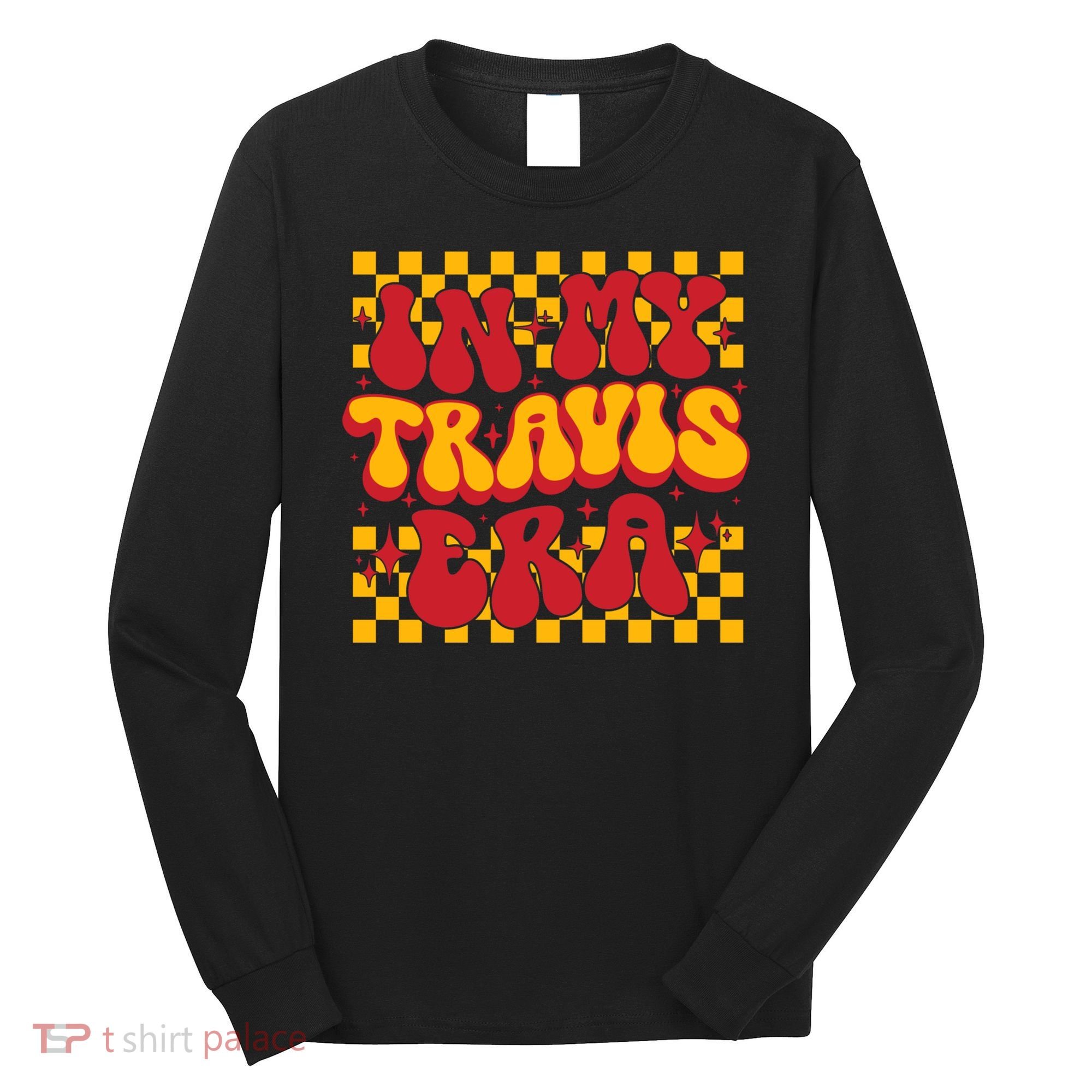 In My Travis Era Retro Groovy Long Sleeve Shirt
