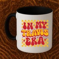 In My Travis Era Retro Groovy Coffee Mug thumb 2