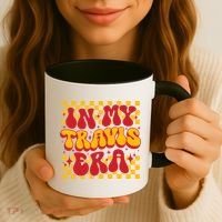 In My Travis Era Retro Groovy Coffee Mug thumb 3