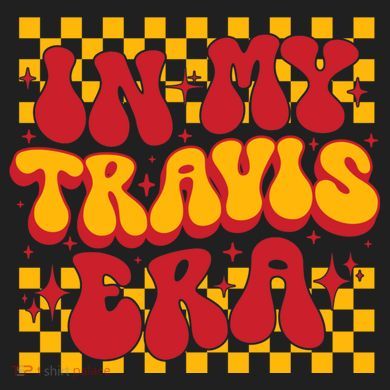 In My Travis Era Retro Groovy Urban Oversized Heavyweight T-Shirt