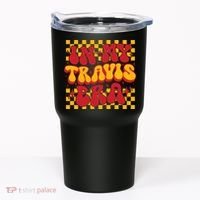 In My Travis Era Retro Groovy Tumbler thumb 0