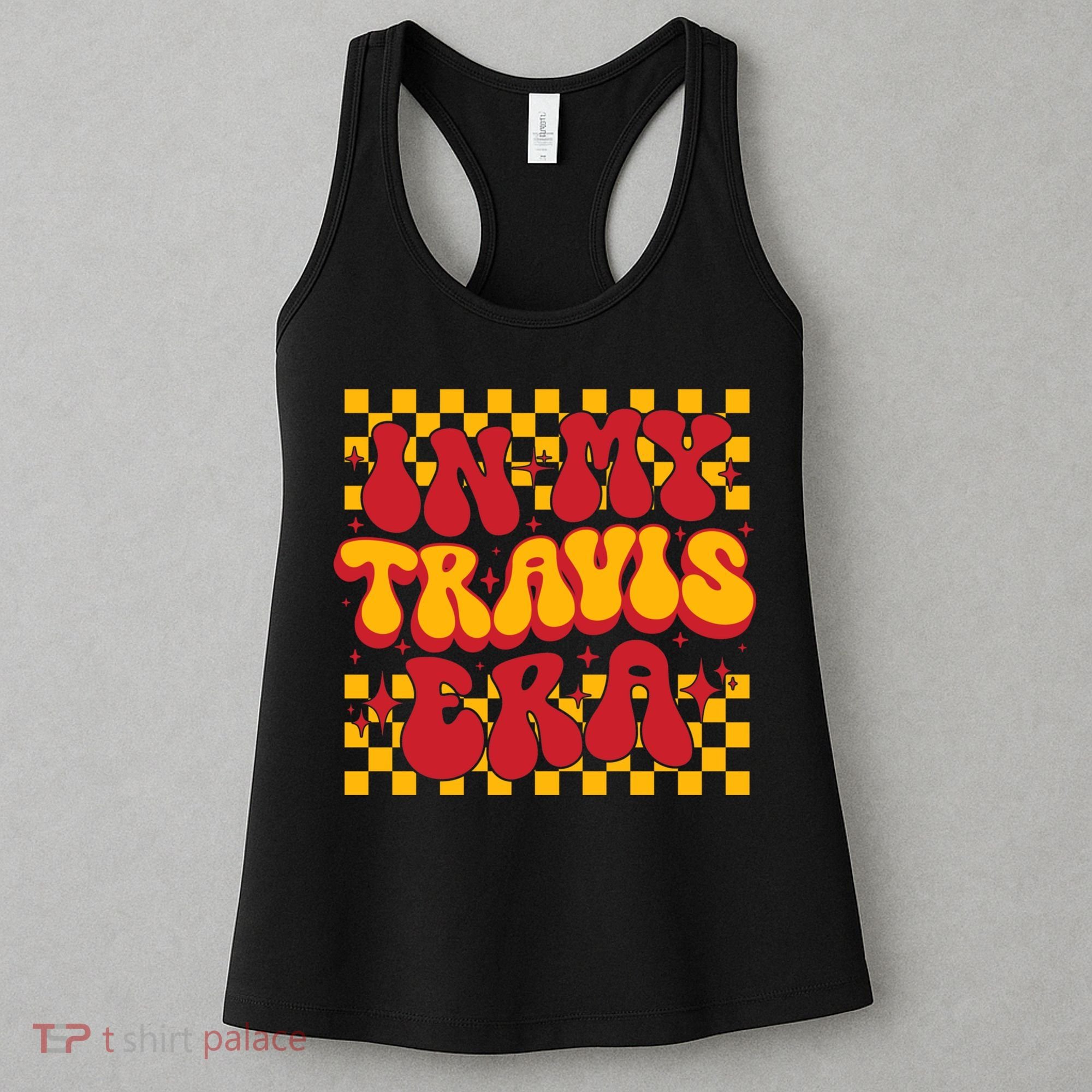 In My Travis Era Retro Groovy Women's Tank Top