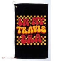 In My Travis Era Retro Groovy Golf Towel thumb 0