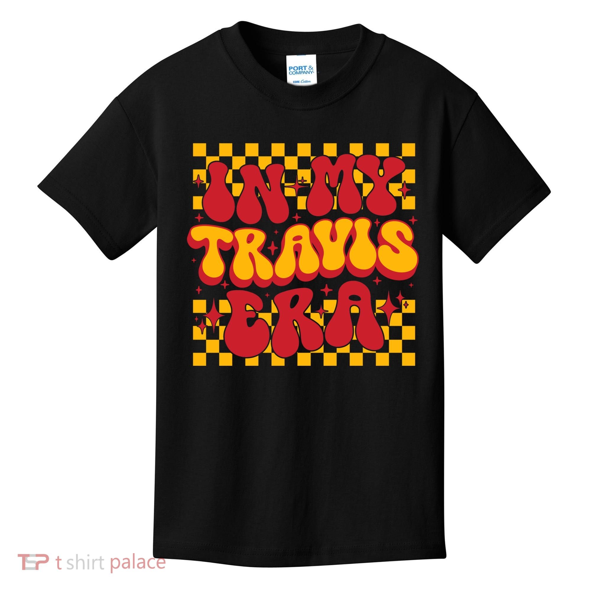 In My Travis Era Retro Groovy Kids T-Shirt
