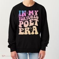 In My Tortured Poet Era Groovy Women's Sweatshirt thumb 0