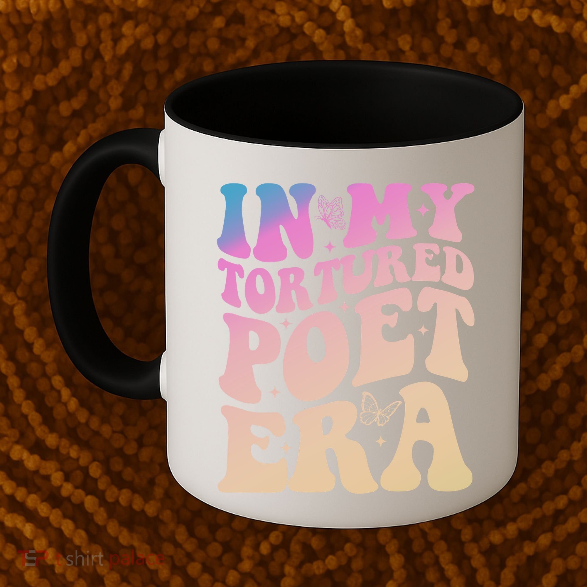 In My Tortured Poet Era Groovy Coffee Mug