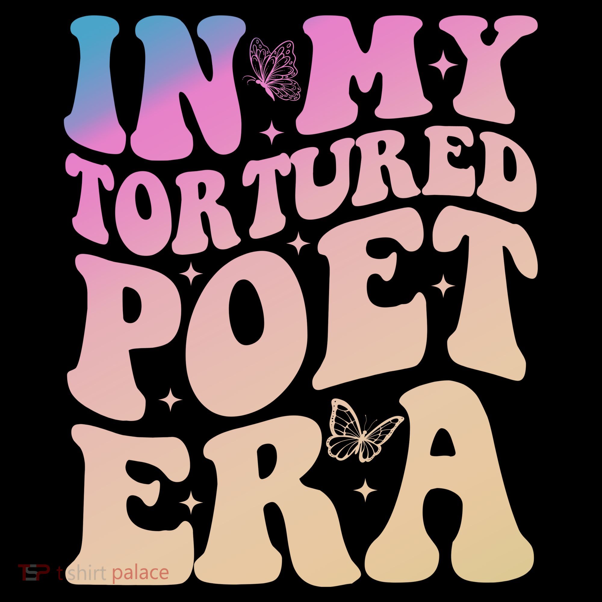 In My Tortured Poet Era Groovy Women's Hoodie