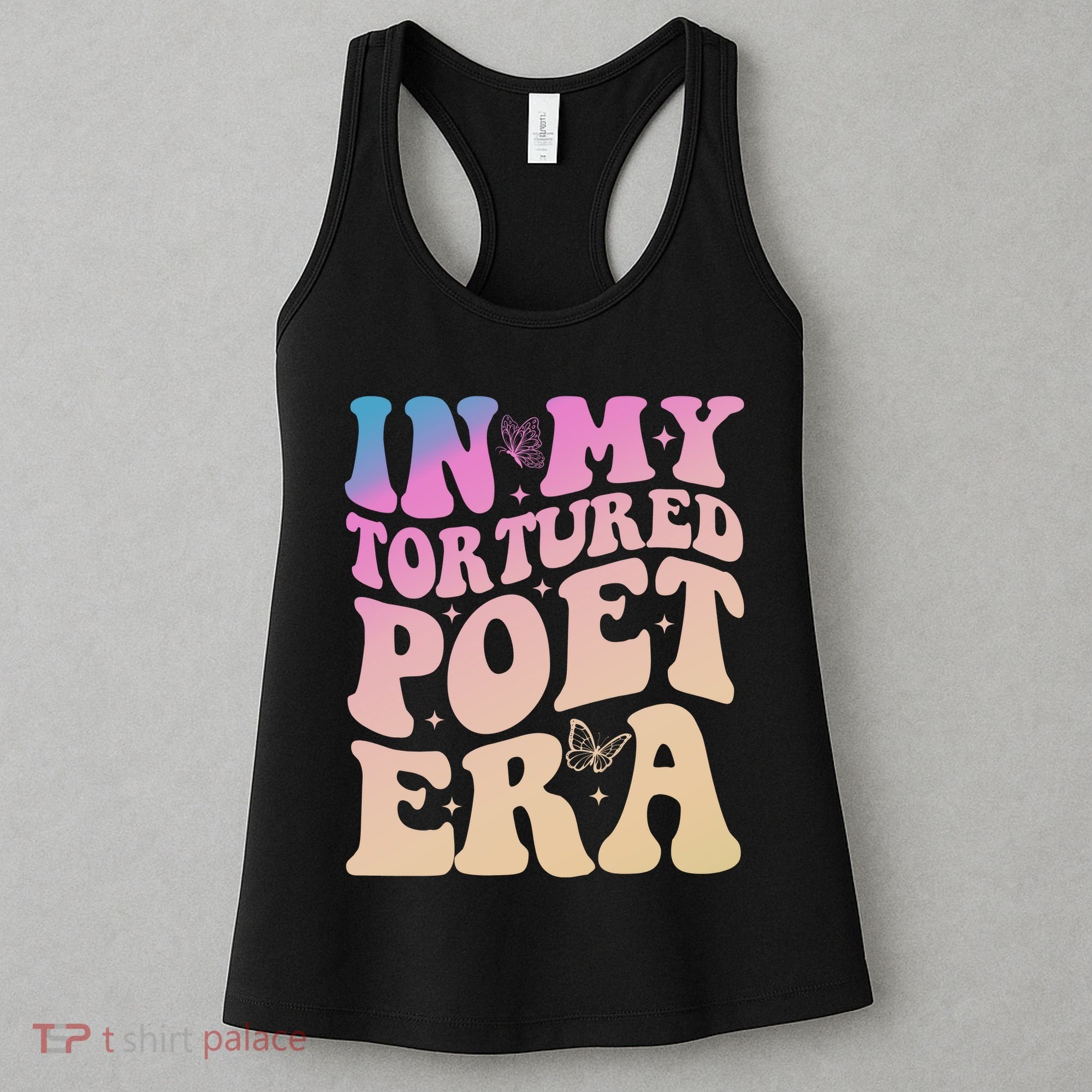 In My Tortured Poet Era Groovy Women's Tank Top