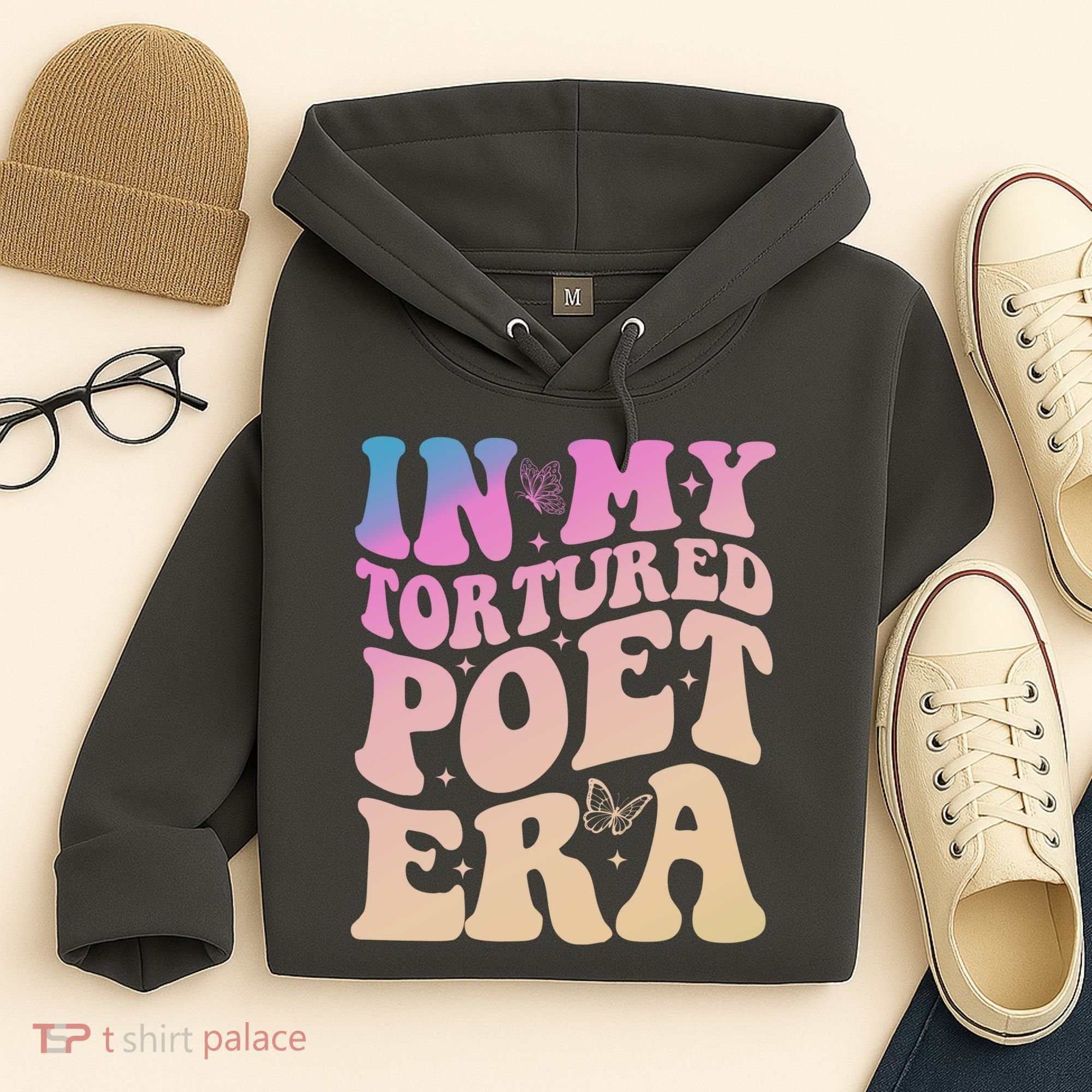 In My Tortured Poet Era Groovy Hoodie