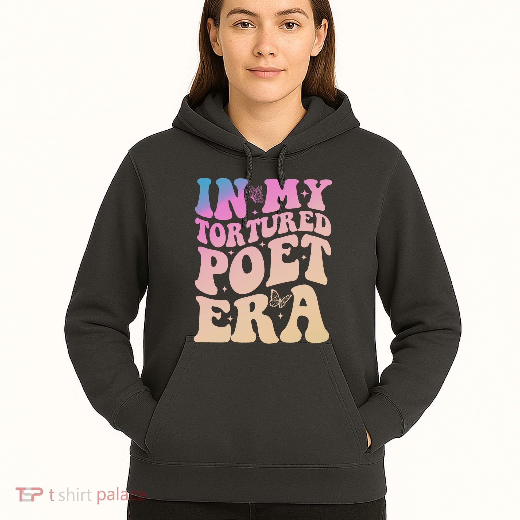 In My Tortured Poet Era Groovy Hoodie