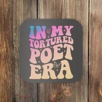 In My Tortured Poet Era Groovy Coaster thumb 0