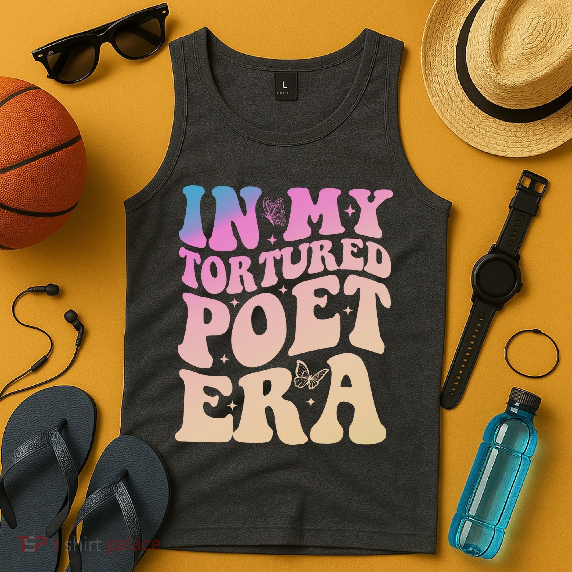 In My Tortured Poet Era Groovy Tank Top