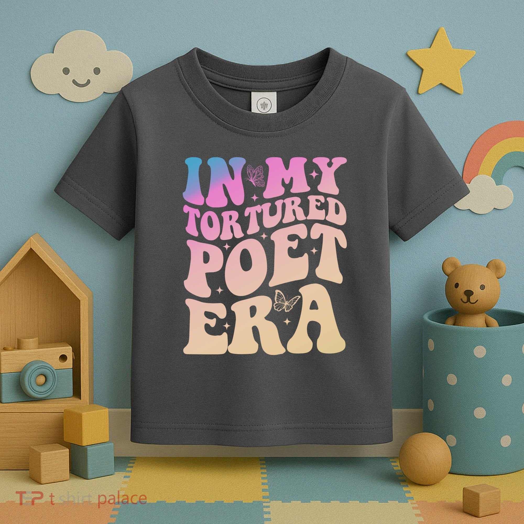 In My Tortured Poet Era Groovy Toddler T-Shirt