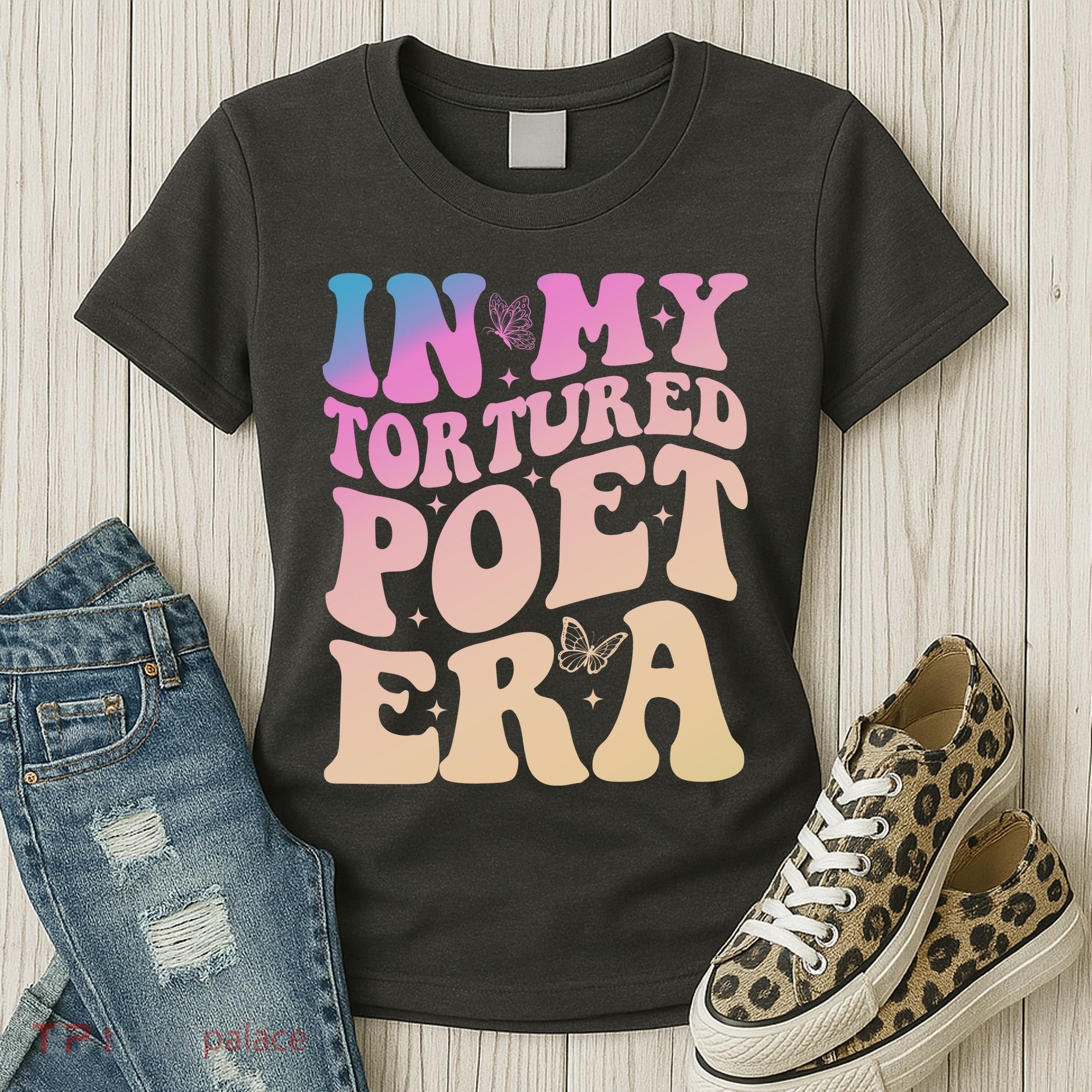 In My Tortured Poet Era Groovy Women's T-Shirt