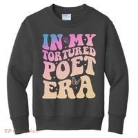 In My Tortured Poet Era Groovy Kids Sweatshirt thumb 0