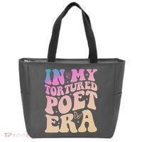 In My Tortured Poet Era Groovy Tote Bag thumb 0