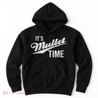 It's Mullet Time, Funny Redneck Mullet Hoodie thumb 0