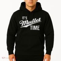 It's Mullet Time, Funny Redneck Mullet Hoodie thumb 2