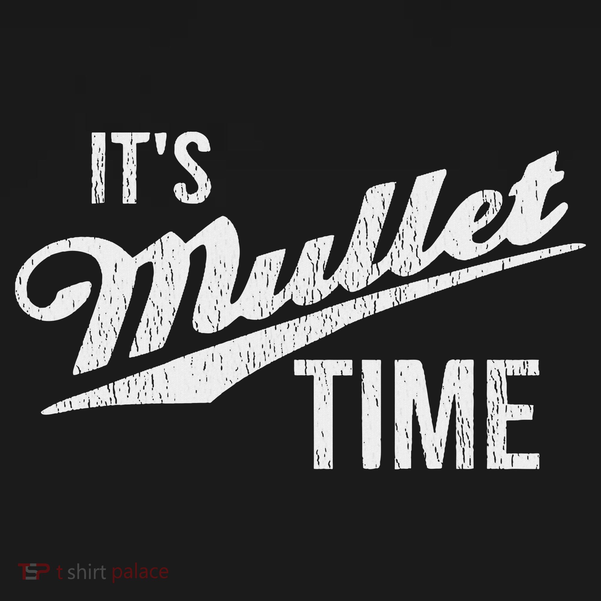 It's Mullet Time, Funny Redneck Mullet Long Sleeve Shirt