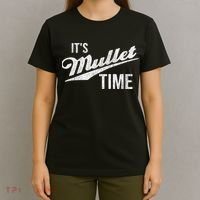 It's Mullet Time, Funny Redneck Mullet T-Shirt thumb 4