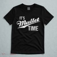 It's Mullet Time, Funny Redneck Mullet T-Shirt thumb 5