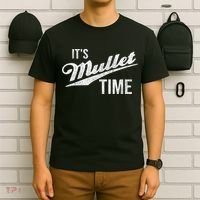 It's Mullet Time, Funny Redneck Mullet T-Shirt thumb 6