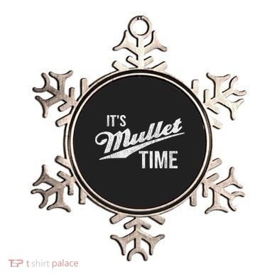 It's Mullet Time, Funny Redneck Mullet Ornament