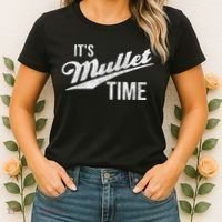 It's Mullet Time, Funny Redneck Mullet Women's T-Shirt thumb 2
